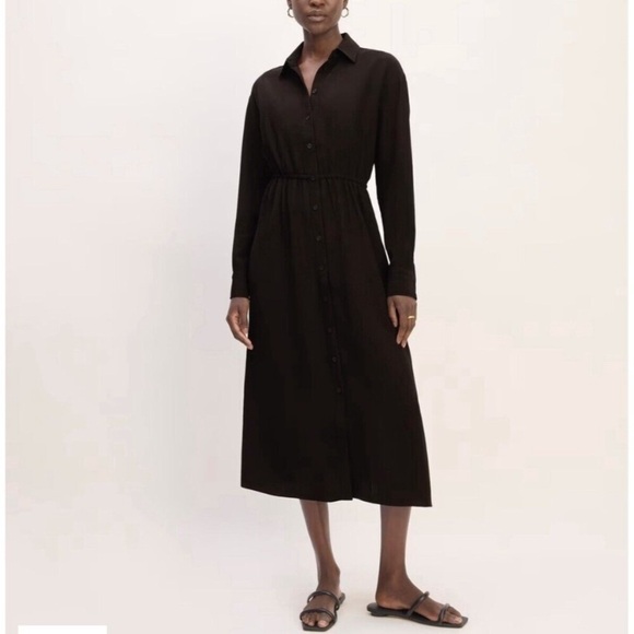 Everlane The Mini Jacquard Stripe Shirt Dress XS new - Picture 1 of 14